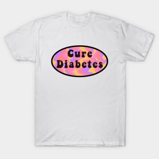 Cure Diabetes Retro T-Shirt